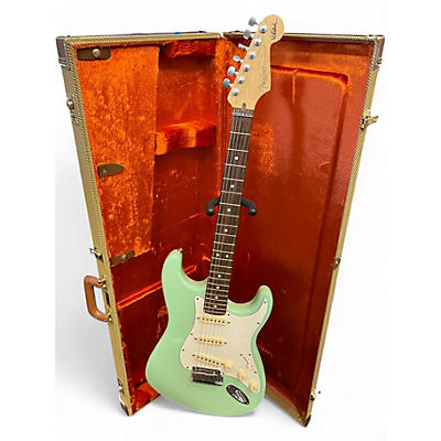 Used Fender  Jeff Beck Stratocaster Surf Green Solid Body Electric Guitar