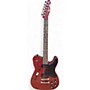 Used Fender Used Fender Jim Adkins JA-90 Telecaster Thinline Crimson Red Transparent Crimson Red Hollow Body Electric Guitar Crimson Red