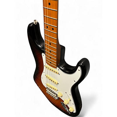 Used Fender Jimi Hendrix Stratocaster 3 Color Sunburst Solid Body Electric Guitar