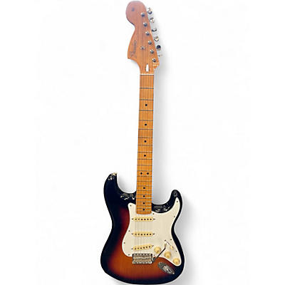 Used Fender Jimi Hendrix Stratocaster 3 Color Sunburst Solid Body Electric Guitar