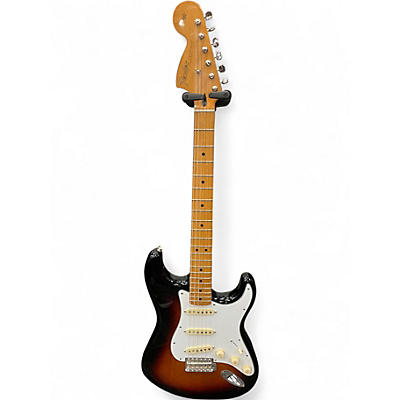 Used Fender Jimi Hendrix Stratocaster 3 Tone Sunburst Solid Body Electric Guitar