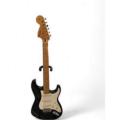 Used Fender Jimi Hendrix Stratocaster Black Solid Body Electric Guitar
