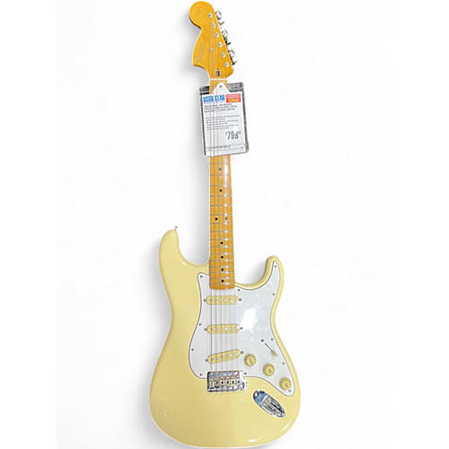 Used Fender Jimi Hendrix Stratocaster Olympic White Solid Body Electric Guitar Olympic White