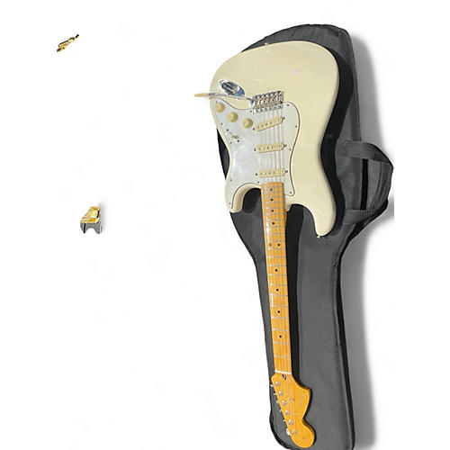 Used Fender Jimi Hendrix Stratocaster Olympic White Solid Body Electric Guitar Olympic White