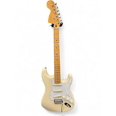 Used Fender Jimi Hendrix Stratocaster Olympic White Solid Body Electric Guitar