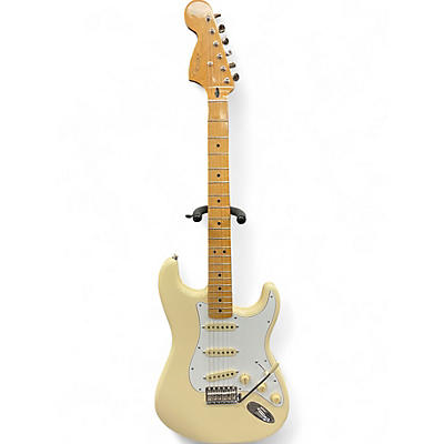 Used Fender Jimi Hendrix Stratocaster Olympic White Solid Body Electric Guitar