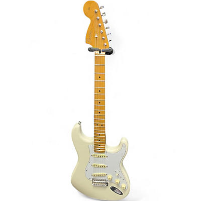 Used Fender Jimi Hendrix Stratocaster WHITE Solid Body Electric Guitar