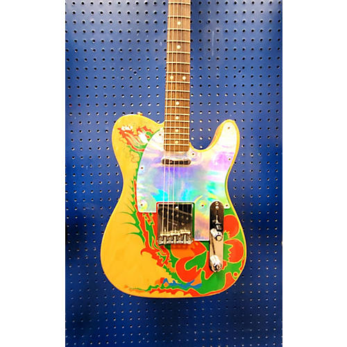 Fender Used Fender Jimmy Page Dragon Art Telecaster Natural Solid Body Electric Guitar Natural