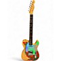 Used Fender Jimmy Page Dragon Art Telecaster Natural Solid Body Electric Guitar Natural