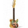 Used Fender Jimmy Page Dragon Art Telecaster Natural Solid Body Electric Guitar Natural