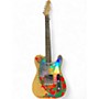 Used Fender Jimmy Page Dragon Art Telecaster Natural Solid Body Electric Guitar Natural
