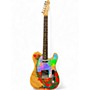 Used Fender Jimmy Page Dragon Art Telecaster Natural Solid Body Electric Guitar Natural