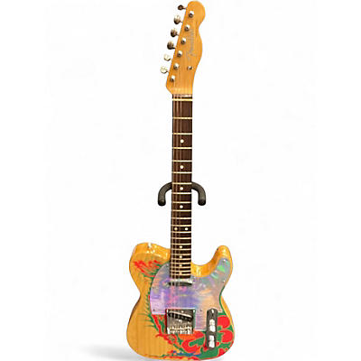 Used Fender Jimmy Page Dragon Art Telecaster Natural Solid Body Electric Guitar
