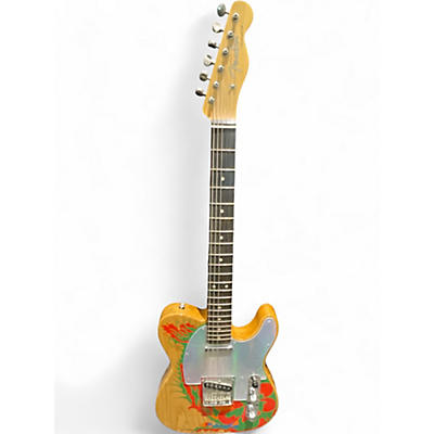Used Fender Jimmy Page Dragon Art Telecaster Natural Solid Body Electric Guitar