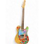 Used Fender Jimmy Page Dragon Art Telecaster Natural Solid Body Electric Guitar Natural