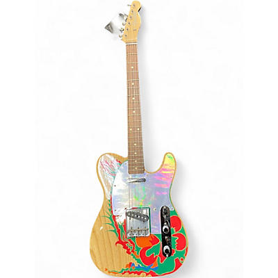 Used Fender Jimmy Page Dragon Art Telecaster Natural Solid Body Electric Guitar