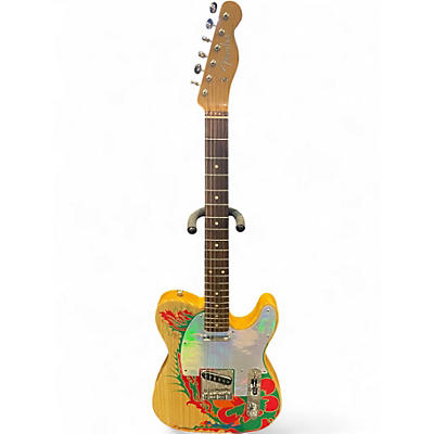 Used Fender Jimmy Page Mirror Telecaster Dragon Solid Body Electric Guitar