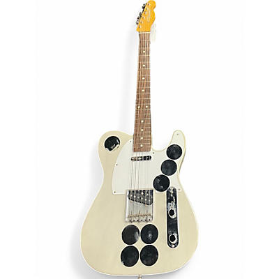 Used Fender Jimmy Page Mirror Telecaster White Solid Body Electric Guitar