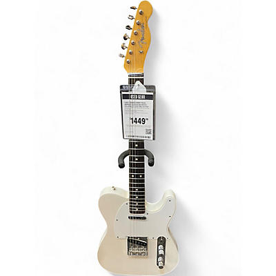 Used Fender Jimmy Page Mirror Telecaster White Solid Body Electric Guitar