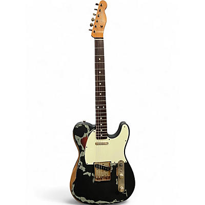 Used Fender Joe Strummer Telecaster Black Relic Solid Body Electric Guitar