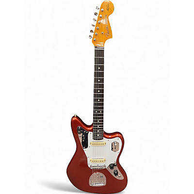 Used Fender Johnny Marr Signature Jaguar Fiesta Red Solid Body Electric Guitar