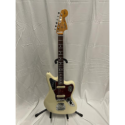 Fender Used Fender Johnny Marr Signature Jaguar Olympic White Solid Body Electric Guitar