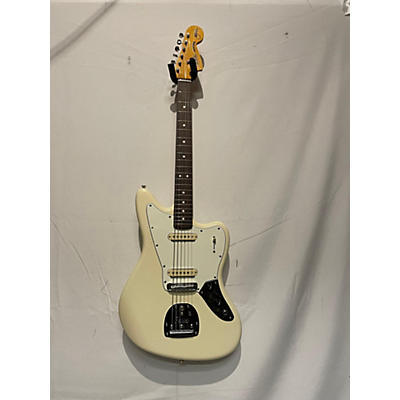 Fender Used Fender Johnny Marr Signature Jaguar Olympic White Solid Body Electric Guitar