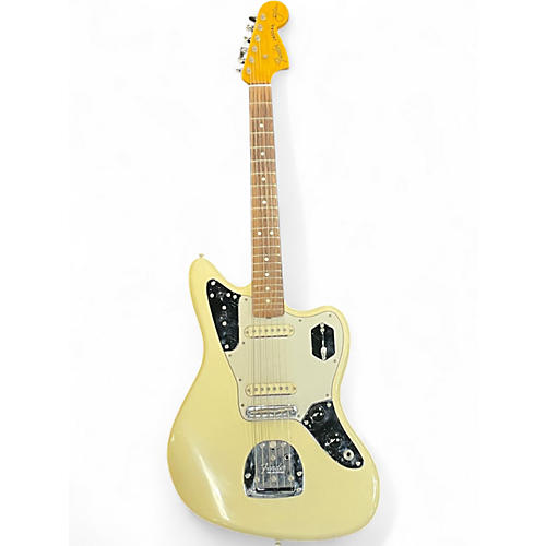 Used Fender Johnny Marr Signature Jaguar Olympic White Solid Body Electric Guitar Olympic White