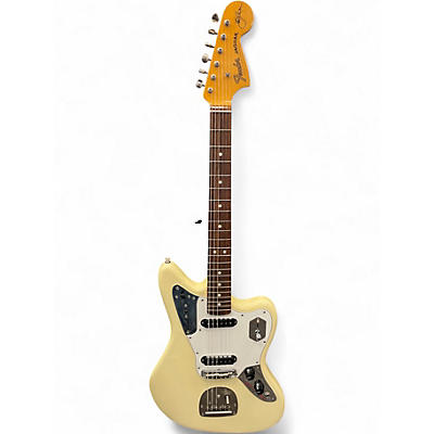 Used Fender Johnny Marr Signature Jaguar Olympic White Solid Body Electric Guitar