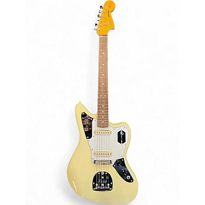 Used Fender Johnny Marr Signature Jaguar White Solid Body Electric Guitar