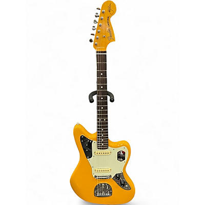 Used Fender Johnny Marr Signature Jaguar Yellow Solid Body Electric Guitar