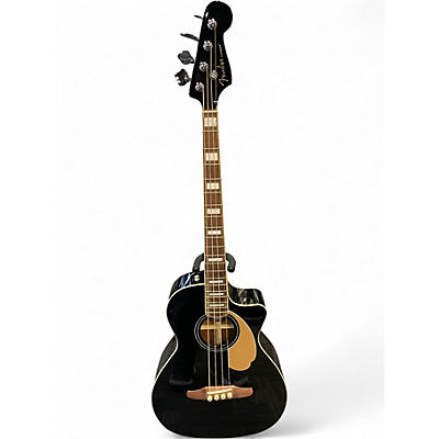 Used Fender KINGMAN BASS V2 Black Acoustic Bass Guitar