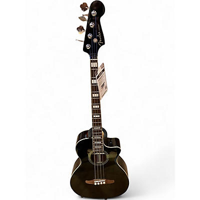 Used Fender KINGMAN Black Acoustic Bass Guitar