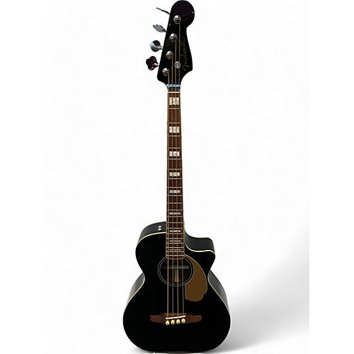 Fender Used Fender KINGMAN V2 Black Acoustic Bass Guitar Black