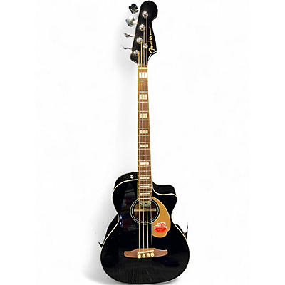 Used Fender KINGMAN V2 Black Acoustic Bass Guitar