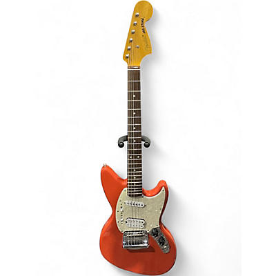 Used Fender KURT COBAIN SIGNATURE JAG-STANG Fiesta Red Solid Body Electric Guitar