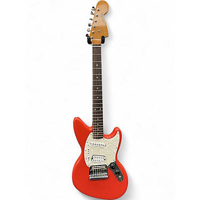 Used Fender KURT COBAIN SIGNATURE JAGSTANG Fiesta Red Solid Body Electric Guitar