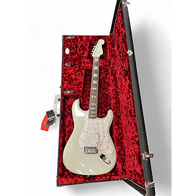 Used Fender Kenny Wayne Shepherd USA Signature Stratocaster Matching Headstock Antique White Solid Body Electric Guitar