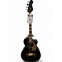 Used Fender Kingman 4-String Black Acoustic Bass Guitar Black