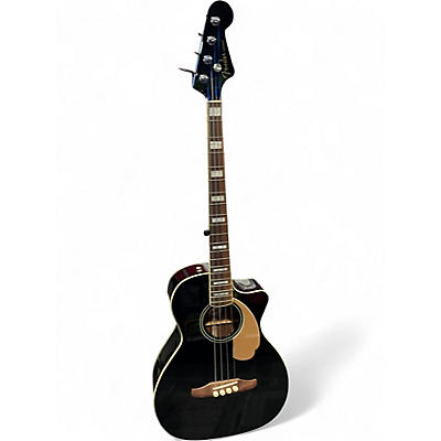 Used Fender Kingman 4-String Black Acoustic Bass Guitar