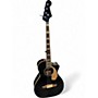 Used Fender Kingman 4-String Black Acoustic Bass Guitar Black