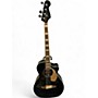 Used Fender Kingman 4-String Black Acoustic Bass Guitar Black