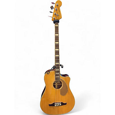 Used Fender Kingman 4-String California Series Natural Acoustic Bass Guitar