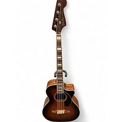 Used Fender Kingman 4-String Tobacco Burst Acoustic Bass Guitar
