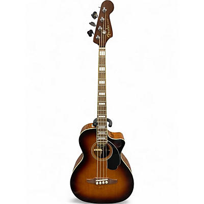 Used Fender Kingman 4-String Vintage Natural Acoustic Bass Guitar