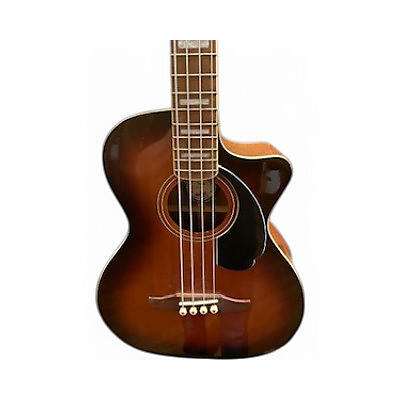 Used Fender Kingman Acoustic Electric Bass 2 Color Sunburst Acoustic Bass Guitar