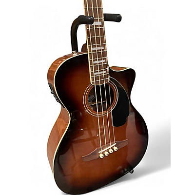 Used Fender Kingman Acoustic Electric Bass 2 Color Sunburst Acoustic Bass Guitar