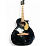 Used Fender Kingman Acoustic Electric Bass Black Acoustic Bass Guitar Black