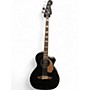 Used Fender Kingman Acoustic Electric Bass Black Acoustic Bass Guitar Black