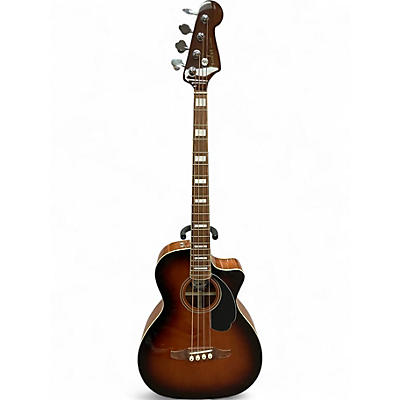 Used Fender Kingman Acoustic Electric Bass Brown Sunburst Acoustic Bass Guitar